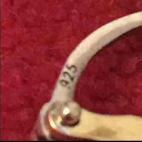 ♥️EXOTIC RUBY EARRINGS-925K STERLING and BRONZE♥️ - Picture 4 of 4